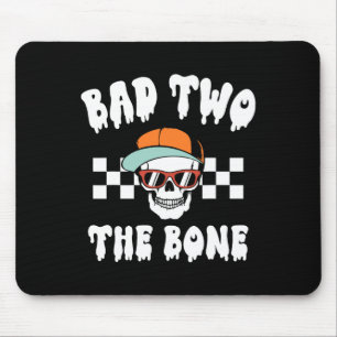 Tapis De Souris D Au Squelette Os Halloween Deux Todd Anniversaire
