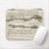 Tapis De Souris Da Vinci, Leonardo - étude de l'anatomie (Avec souris)