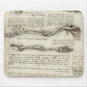 Tapis De Souris Da Vinci, Leonardo - étude de l'anatomie (Devant)