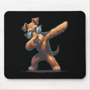 Tapis De Souris Dab Airedale Terrier Danser Dabbing Chien
