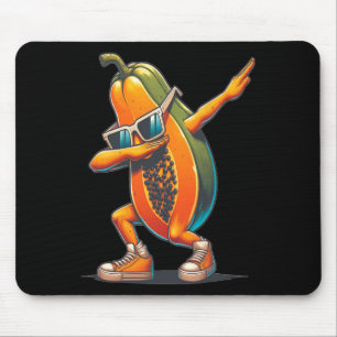 Tapis De Souris Dab Papaya Danser Dabbing Papaya Fruit Avec Sungl