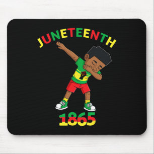 Tapis De Souris Dabbing Black King Junetten 1865 Brown Skin Boys