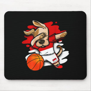 Tapis De Souris Dabbing Dog Indonésie Sketll Fans Jersey Indonésie