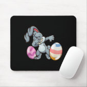 Tapis De Souris Dabbing Easter Bunny Premium Tri-blend (Avec souris)