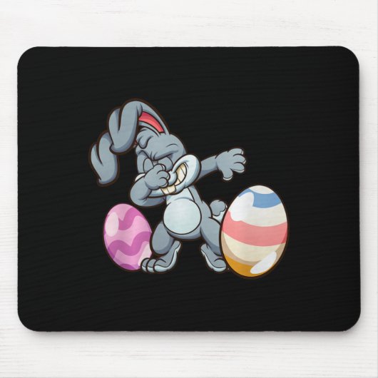 Tapis De Souris Dabbing Easter Bunny Premium Tri-blend (Devant)