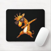 Tapis De Souris Dabbing Giraffe (Avec souris)