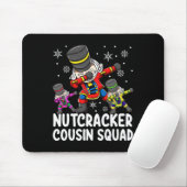 Tapis De Souris Dabbing Nutcracker Cousin Squad Funny Matching Chr (Avec souris)