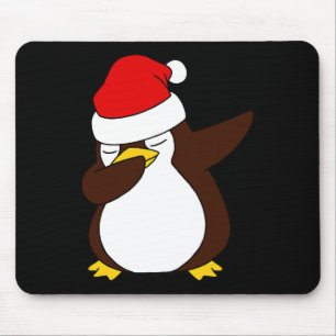 Tapis De Souris Dabbing Père Noël Penguin Noël Pour Filles Et Garç
