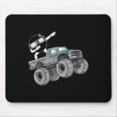 Tapis De Souris Dabbing Solar Eclipse Monster Truck Fun Boys Enfan (Devant)