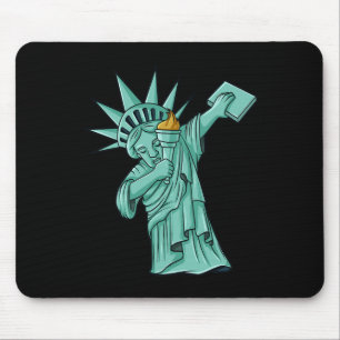 Tapis De Souris Dabbing Statue De La Liberté 4 juillet Garçons Fil