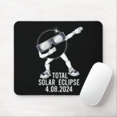 Tapis De Souris Dabbing Total Solar Eclipse 04.08.2024 Fun Dab Boy (Avec souris)