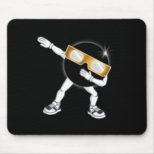 Tapis De Souris Dabbing Total Solar Eclipse 2024 Fun Dab Boys Girl