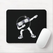 Tapis De Souris Dabbing Total Solar Eclipse 2024 Fun Dab Boys Girl (Avec souris)
