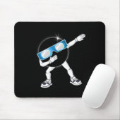 Tapis De Souris Dabbing Total Solar Eclipse 2024 Totality Dab Boys (Avec souris)
