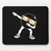 Tapis De Souris Dabbing Total Solar Eclipse 2024 Totality Dab Boys (Devant)