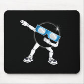 Tapis De Souris Dabbing Total Solar Eclipse 2024 Totality Dab Boys (Devant)