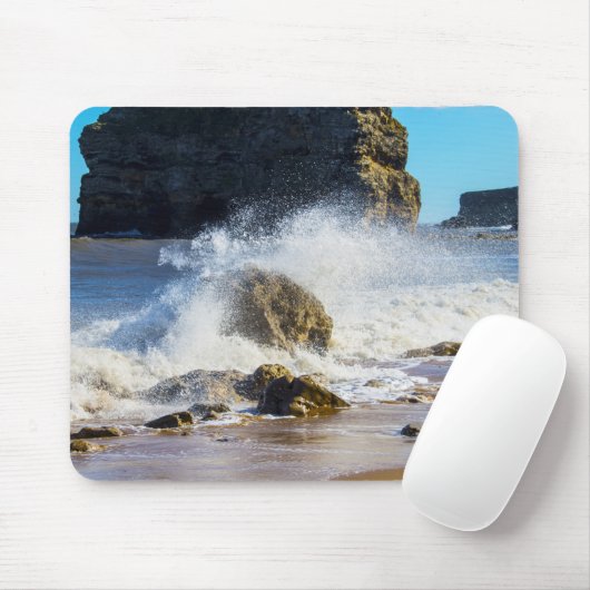 Tapis de souris d'accident de vague (Avec souris)