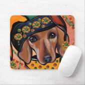 TAPIS DE SOURIS DACHSHING (Avec souris)