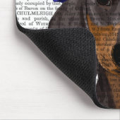 Tapis De Souris Dachshund Avec Trilby Bleu (Coin)
