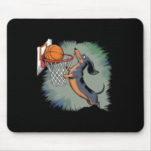 Tapis De Souris Dachshund Chiweenie Wiener Dog Jouant Squelette Dr