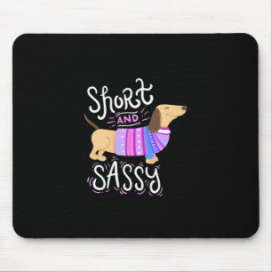 Tapis De Souris Dachshund Court Et Sassy
