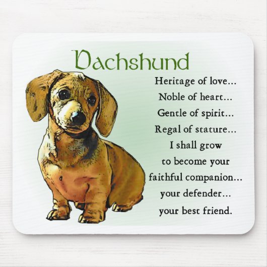 Tapis De Souris Dachshund Gifts (Devant)