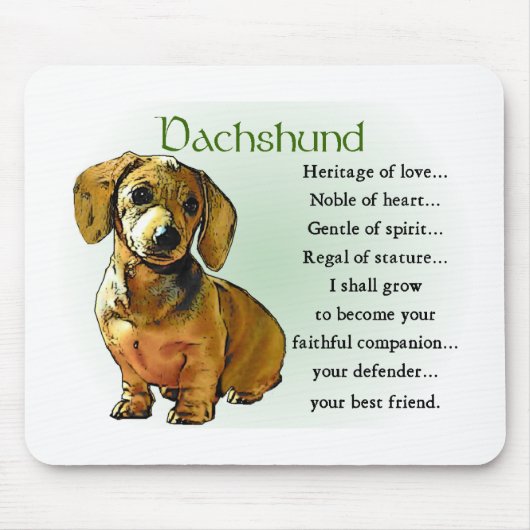 Tapis De Souris Dachshund Gifts (Devant)