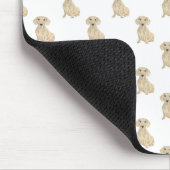 Tapis De Souris Dachshund (Lisse, Crème) (Coin)