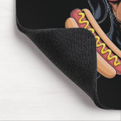 Tapis De Souris Dachshund patriotique drôle 4 juillet hotdog Ameri (Coin)