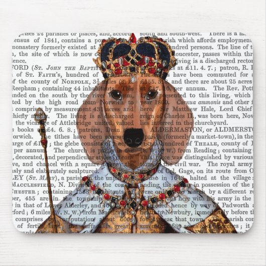 Tapis De Souris Dachshund Queen 2 (Devant)