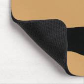 Tapis De Souris Dachshund silhouette noire + vos idées (Coin)