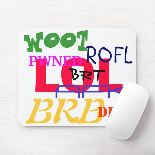 Tapis de souris d'acronymes (Avec souris)