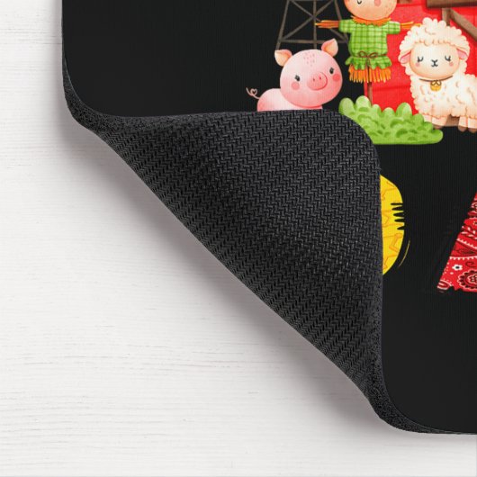 Tapis De Souris Dad Farm Cow Birthday Boy Matching Family Matching (Coin)