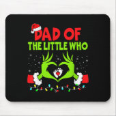 Tapis De Souris Dad Of The Little Who Funny Christmas Pregnancy An (Devant)
