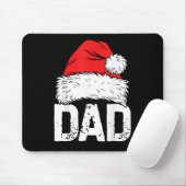 Tapis De Souris Dad Santa Christmas Family Matching Pajamas Papa F (Avec souris)