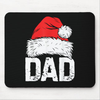 Tapis De Souris Dad Santa Christmas Family Matching Pajamas Papa F