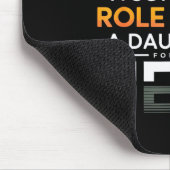 Tapis De Souris Dad Son Role Model Daughter Hero Quote (Coin)