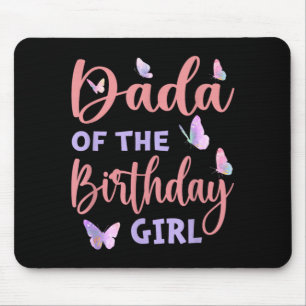 Tapis De Souris Dada de la fille qui fête son anniversaire Famille