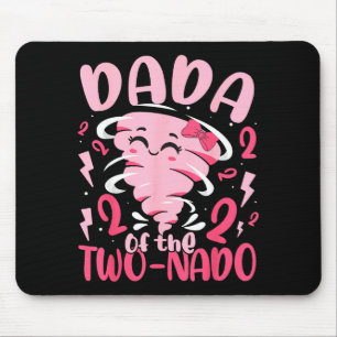 Tapis De Souris Dada de l'anniversaire de 2 ans sur le thème de la