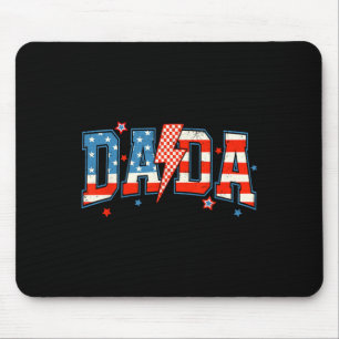Tapis De Souris Dada Mini 4 juillet Famille Américaine Matching Te