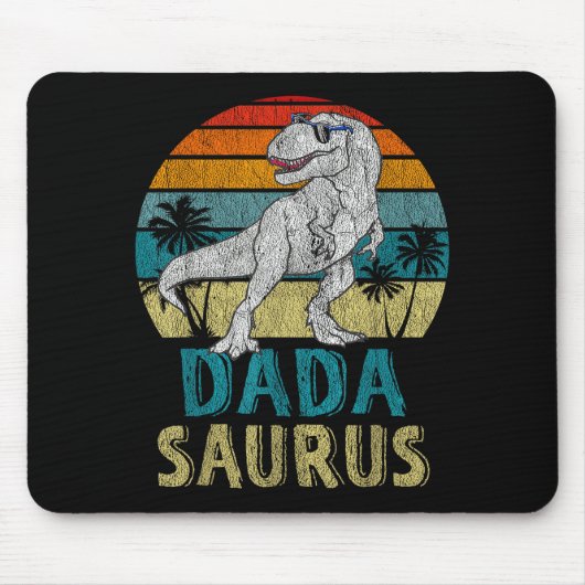 Tapis De Souris Dadasaurus T Rex Dinosaur Dada Saurus Family Match (Devant)