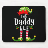 Tapis De Souris Daddy Christmas Elf Matching Pajama X-mas Party (Devant)