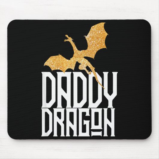 Tapis De Souris Daddy Dragon Christmas Shirt Matching Family Dad H (Devant)
