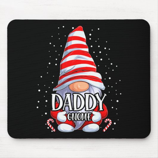 Tapis De Souris Daddy Gnome Christmas Pajamas Matching Family Grou (Devant)