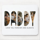 Tapis De Souris DADDY Photo Letters (Devant)