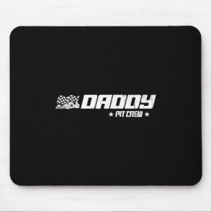 Tapis De Souris Daddy Pit Crew Race Car Anniversaire Famille Racin