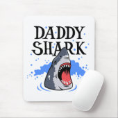 Tapis De Souris Daddy Shark - Grand Blanc (Avec souris)