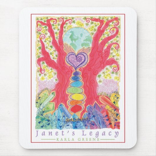 tapis de souris d'affiche de legs de janets (Devant)