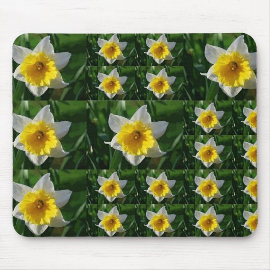 Tapis De Souris Daffodil Tic Tac Toe (Devant)