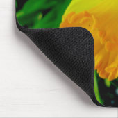 Tapis De Souris Daffodique jaune orange Mousepad (Coin)